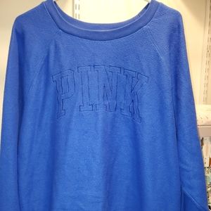 PINK blue sweatshirt